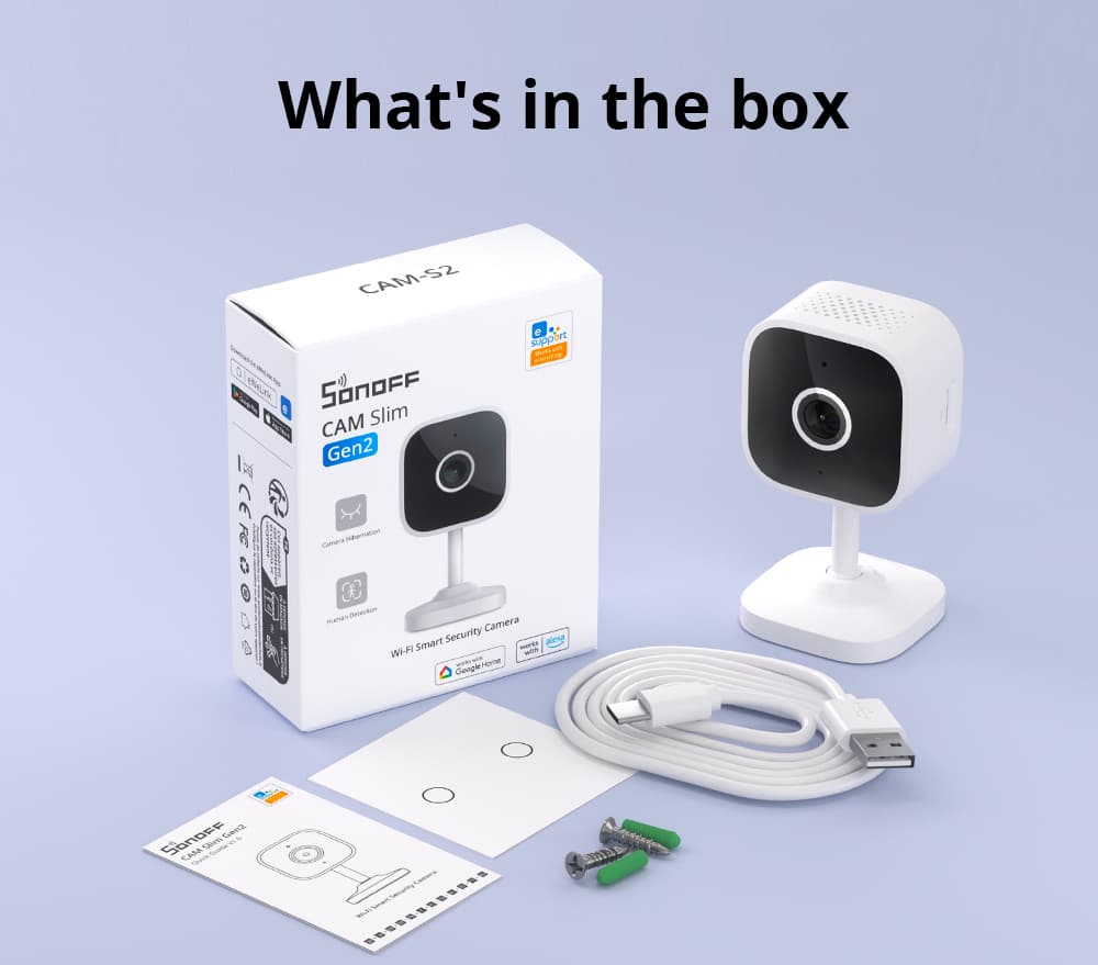 SONOFF CAM Slim Gen2 Smart Home Security Camera